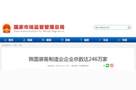 我国装备制造业企业总数达246万家图片