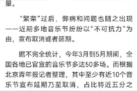 多地音乐节官宣取消或延期图片