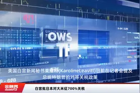 白宫批日本对大米征700%关税视频封面