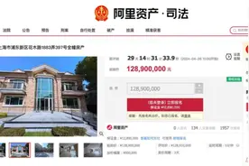 上海一别墅下月1.289亿元起拍 汤臣一品住宅本月8211万元拍卖图片
