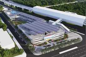 北京首例非机动车立体停车楼开建在即，就在这个地铁站旁图片