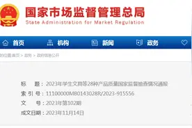 市场监管总局通报：450批次产品抽查不合格，一单位拒检图片