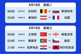 欧洲杯赛程收藏起来！15日开幕，淘汰赛阶段30日开打图片