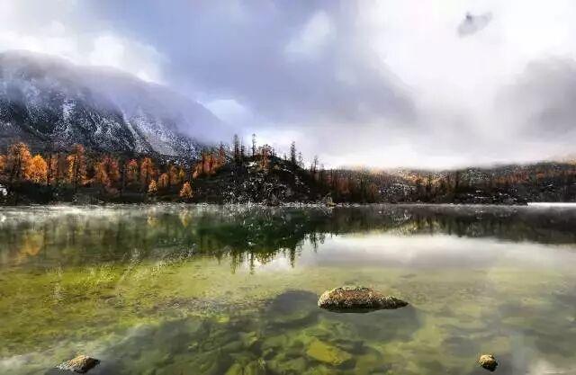 雪山下泡个汤，甘孜冬日真香！