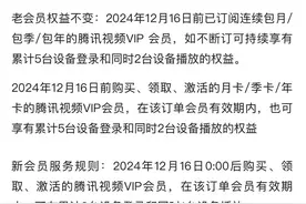 腾讯视频限制会员登陆设备数，爱优腾也要打击账号“共享”图片