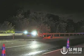 分神驾驶遇上违法停车！深夜违停98秒 越野车被半挂车撞上图片