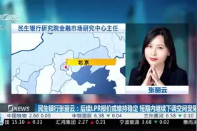 LPR下调25个基点 民生银行张丽云：后续LPR报价或维持稳定 短期内继续下调空间受限视频封面
