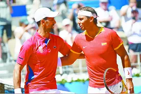 巴黎奥运会焦点之战：网坛两大巨星第60次对决，德约科维奇胜纳达尔冲击金牌图片