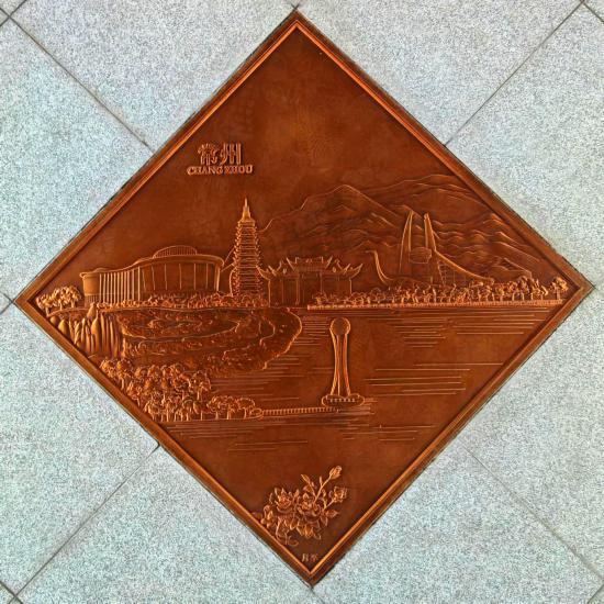 荟萃长三角地标和美景 方厅水院廊桥地刻已亮相