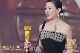 “新闻女王”佘诗曼三封视后！TVB颁奖现场纪念李玟周海媚图片