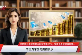 丰田预计本财年营业利润下降20%，受美元走软和特朗普关税影响视频封面