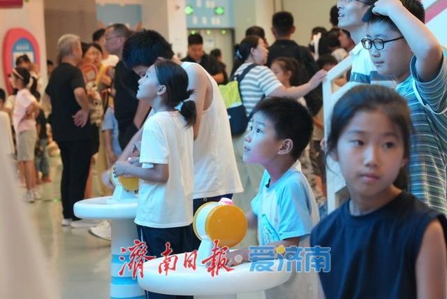 一年四季 泉在济南丨暑期已过半 山东省科技馆暑期“打卡”热度不减