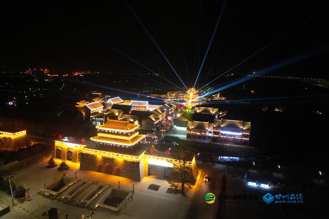 【祁连山下是我家】一城光影一城梦：甘州府城大型光影秀21日璀璨启幕