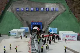 雪城牡丹江：林海水库按下复工“加速键”图片
