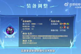 王者荣耀新赛季装备调整：坦边崛起，中路玩家也能受益图片