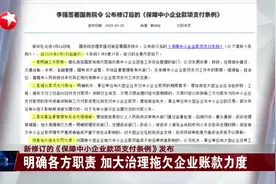 新修订的《保障中小企业款项支付条例》发布 明确各方职责 加大治理拖欠企业账款力度视频封面