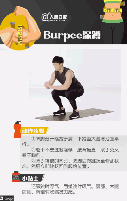 超实用！波比跳的9种健身方式