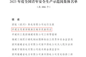 优秀！莆田这个集体获评“全国青年安全生产示范岗”图片