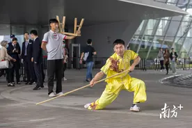 二指禅、南棍、蔡李佛拳……传统武术快闪亮相白鹅潭图片