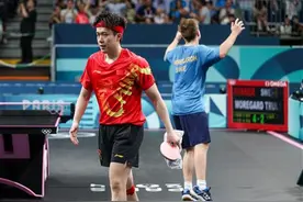 王楚钦回应称换球拍不是输球的理由，直面“输”也是一种“赢”！图片