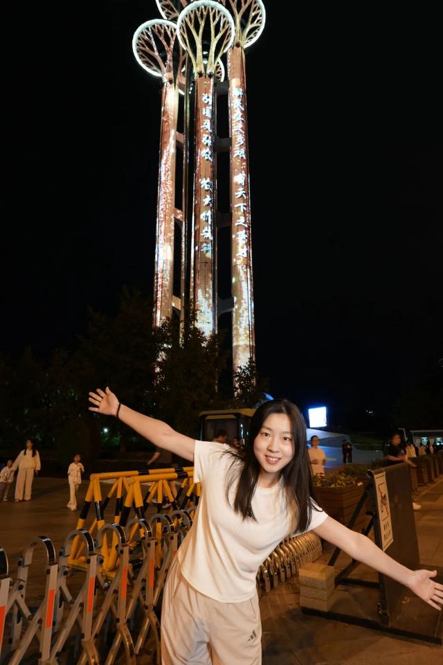 昨夜专属CAUer的奥林匹克塔，你打卡了吗？