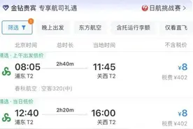 节后机票酒店价格大幅“跳水”，上海飞大阪机票仅8元？图片