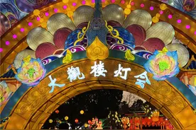 昆明大观楼灯会精彩开园 除夕将闭园一天图片