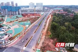 长沙县东十线（特立路至长永高速段）正式开放交通图片
