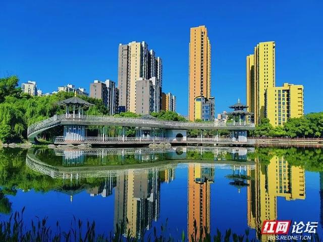 天幕如画，城市生光，这才是常德的夏天