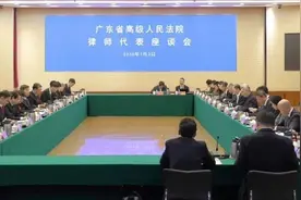 如何构建新时代法官与律师良好互动关系？广东高院召开律师代表座谈会图片