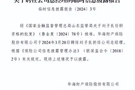华海财险总经理空缺近五年终落定 副总“转正”成新任掌门图片