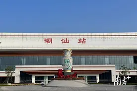 潮汕高铁站25日加开“广深珠↔潮汕”动车组80列图片