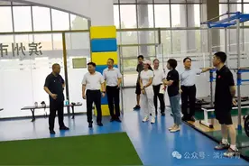 滨州市体育局领导调研运动训练与场馆设施图片