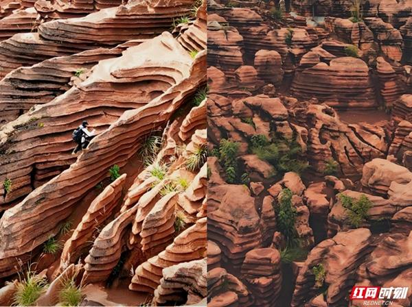 湖南旅游资源新发现丨湘西保靖府库红石海：五亿年雕刻的自然奇迹