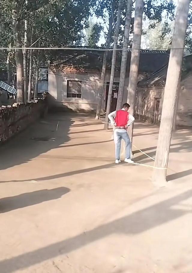 河南一大爷的院子因干净成网红打卡地，网友：像极了小时候家的样子，想脱鞋光脚丫子走