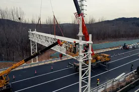 出行留意！沈海高速南村至青岛日照界段改扩建工程顺利实现转序保通图片