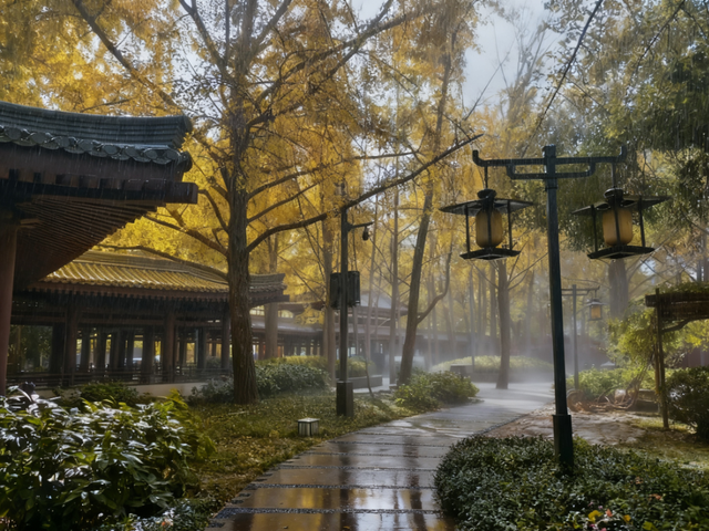 周末必打卡！西安4个雨天氛围感公园→