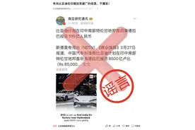 在印度投资100亿元建厂？比亚迪：假的！图片