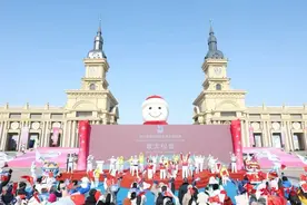 第九届亚冬会火炬传递圆满结束图片