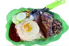 椰浆饭：新加坡多元文化的美食名片图片