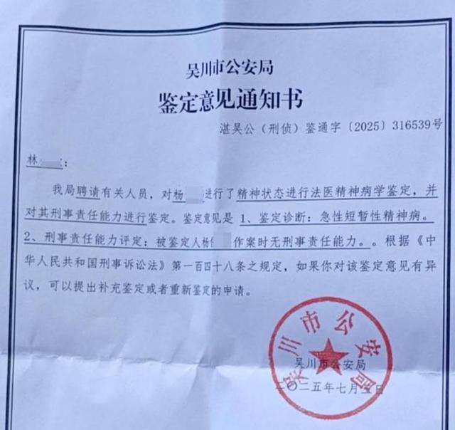 男子借宿同学家，隔日持刀行凶致1死1重伤 死者妹妹：他作案前还主动让大哥陪做胃镜