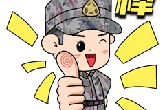 可萌可帅！“南沙卫士”表情包萌趣来袭图片