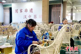 汉中藤编，小藤条编出大产业图片