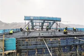 综合交通大会战 一桥架南北 云轨跨山河——记者实地探访G30连霍高速清忠段扩容改造项目图片