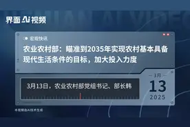 农业农村部：瞄准到2035年实现农村基本具备现代生活条件的目标，加大投入力度视频封面