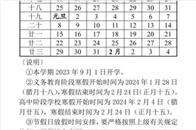 山东15市明确寒假时间图片