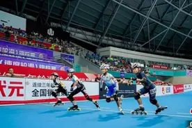 全国轮滑（速度轮滑）锦标赛杭州开赛 高水平选手同场竞速图片