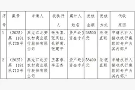 【公示】关于向案外人发放执行案款的公示信息图片