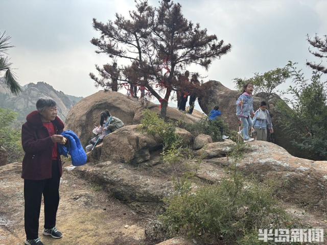 爬山登高看秋色