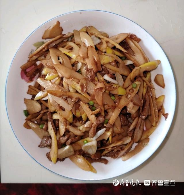 壹粉食堂|竹笋炒肉这样做，鲜香脆嫩美味健康，好吃又下饭！